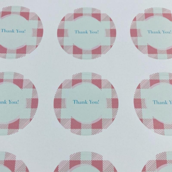 Other - 48 2in round Thank You stickers - BBQ Summer Themed